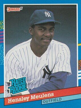 Hensley Meulens - Donruss '91 Rated Rookie Baseball Card